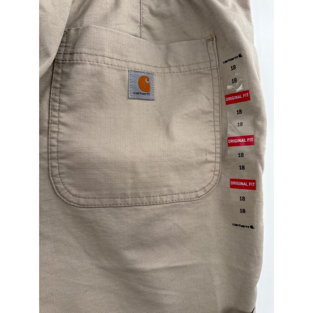 Carhartt smithville original fit light brown shorts size 18 - Picture 5 of 11